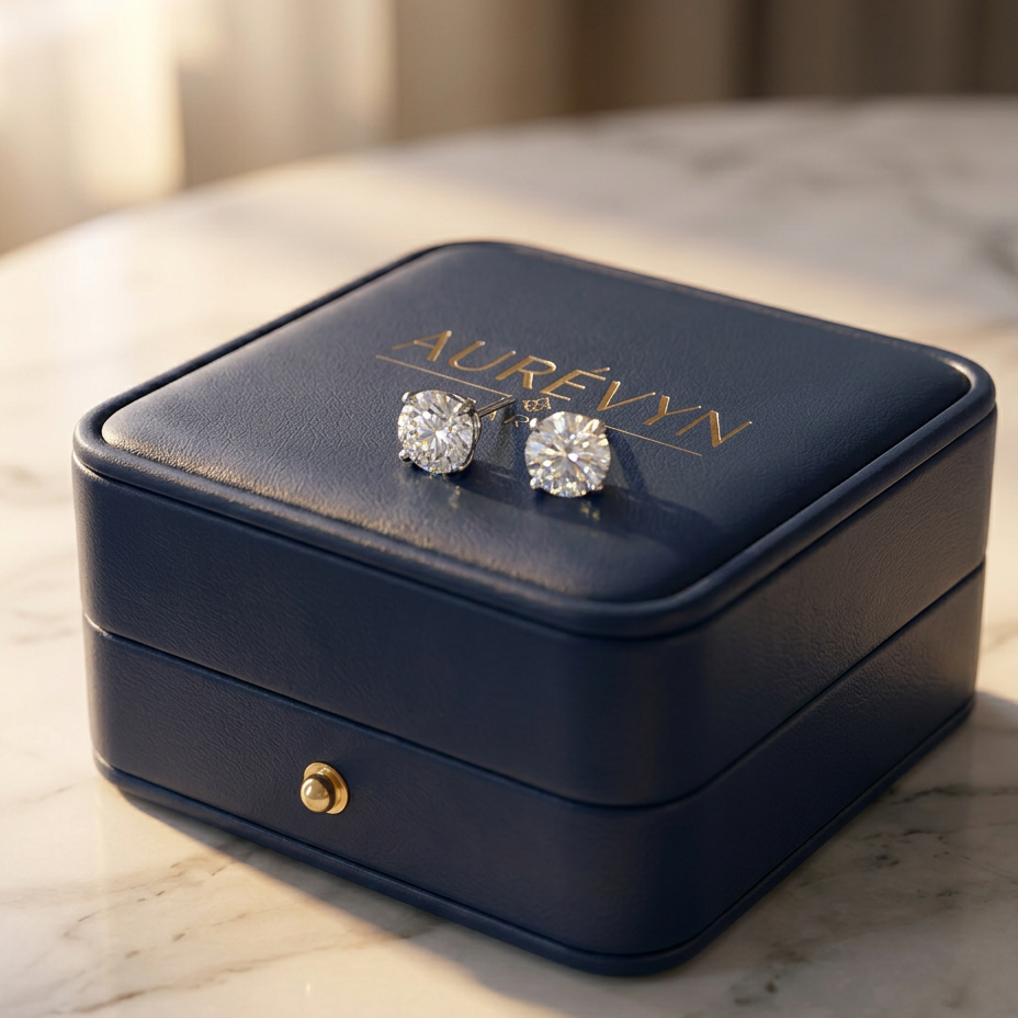 Aurevyn Lumière Éclat Studs 4P