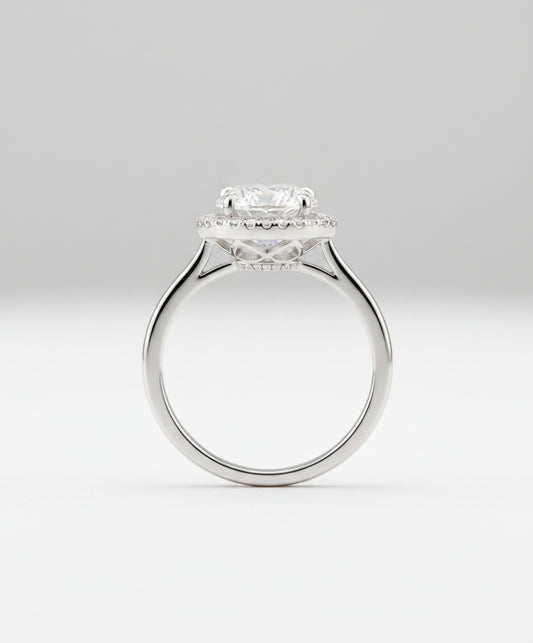 Aurevyn Lumière Halo Ring