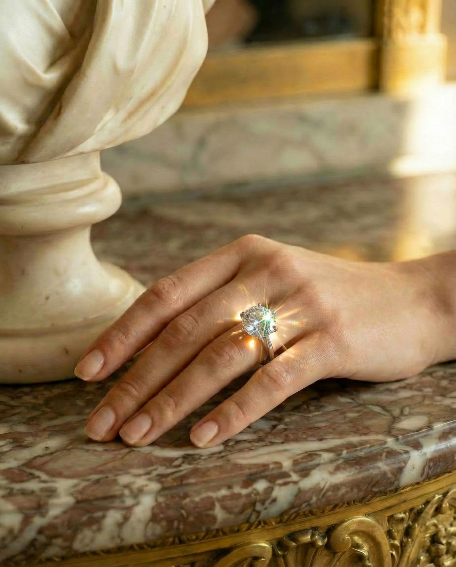 Aurevyn Céleste Solitaire Ring
