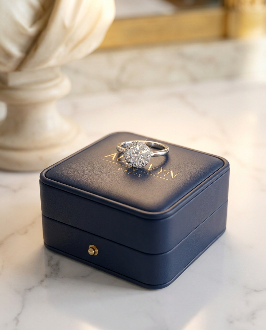 Aurevyn Lumière Halo Ring