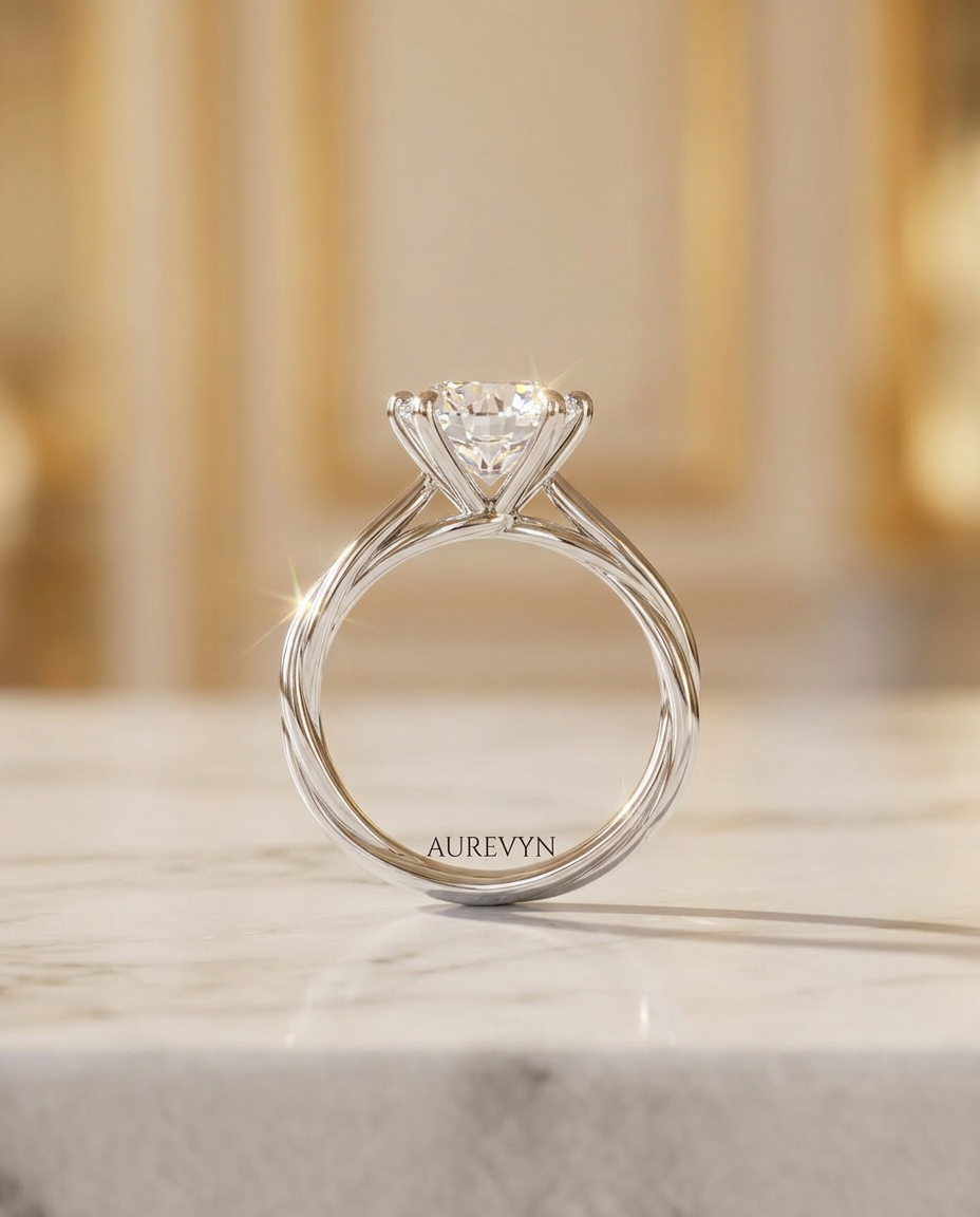 Aurevyn Soleil Twisted Solitaire