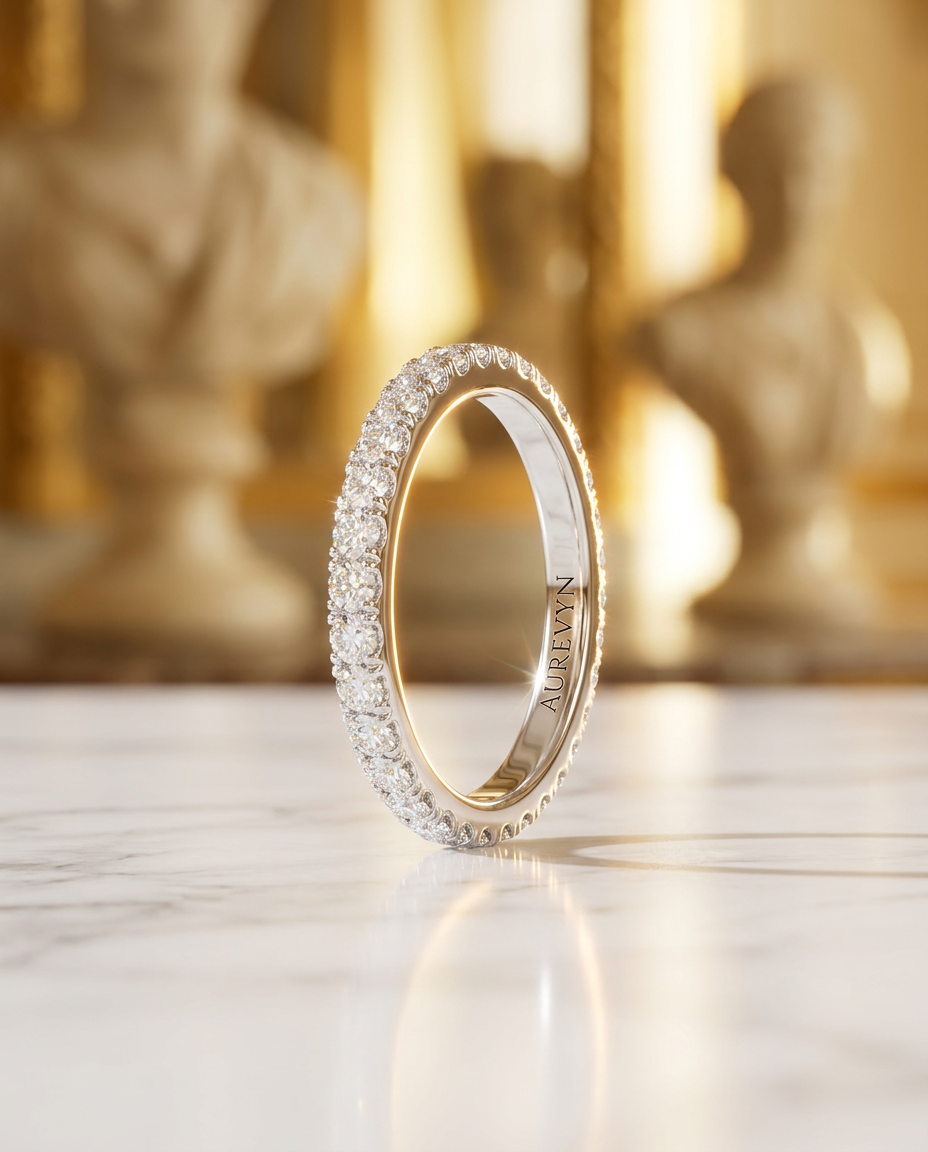 Aurevyn Pavé Eternity Band