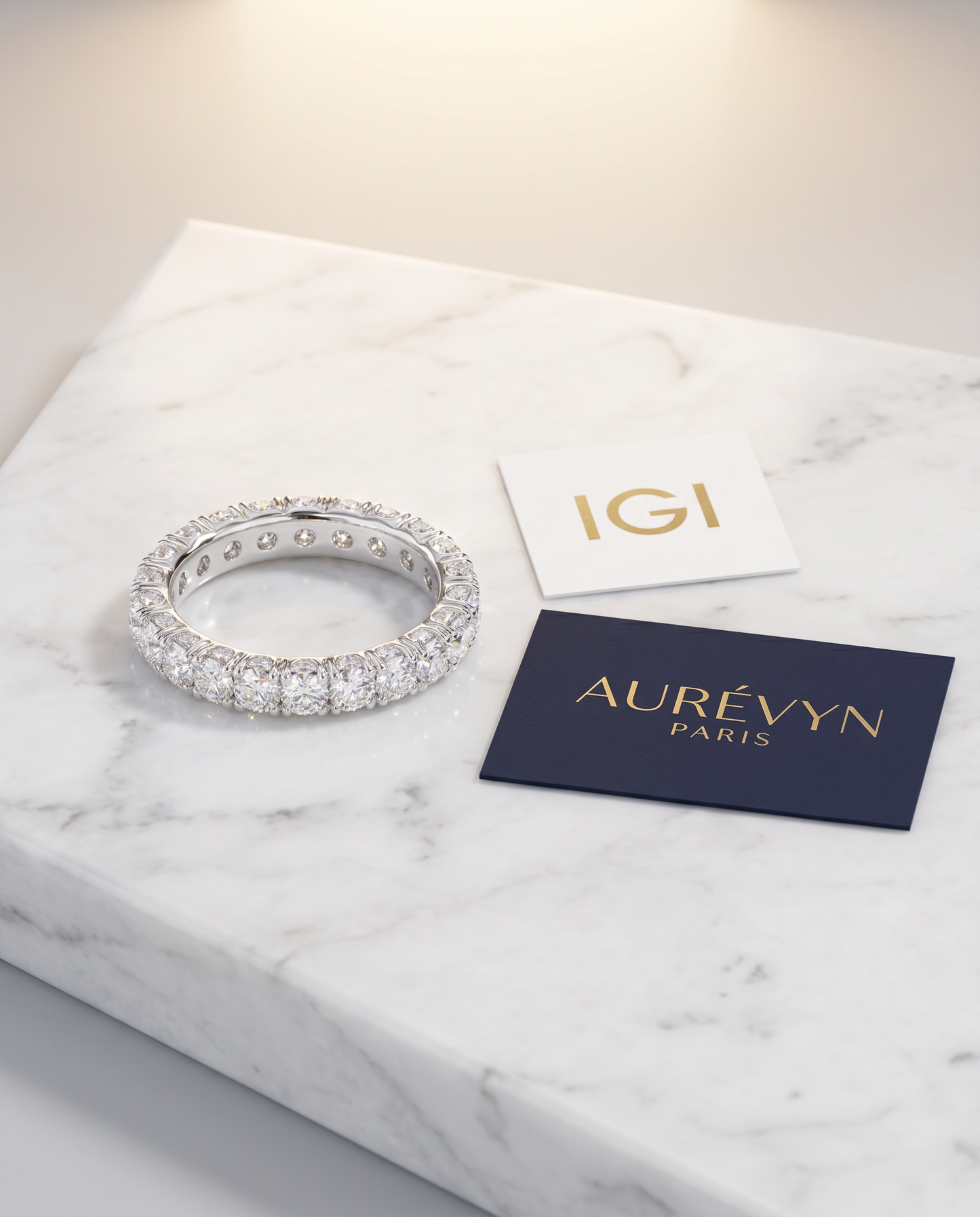 Aurevyn Pavé Eternity Band