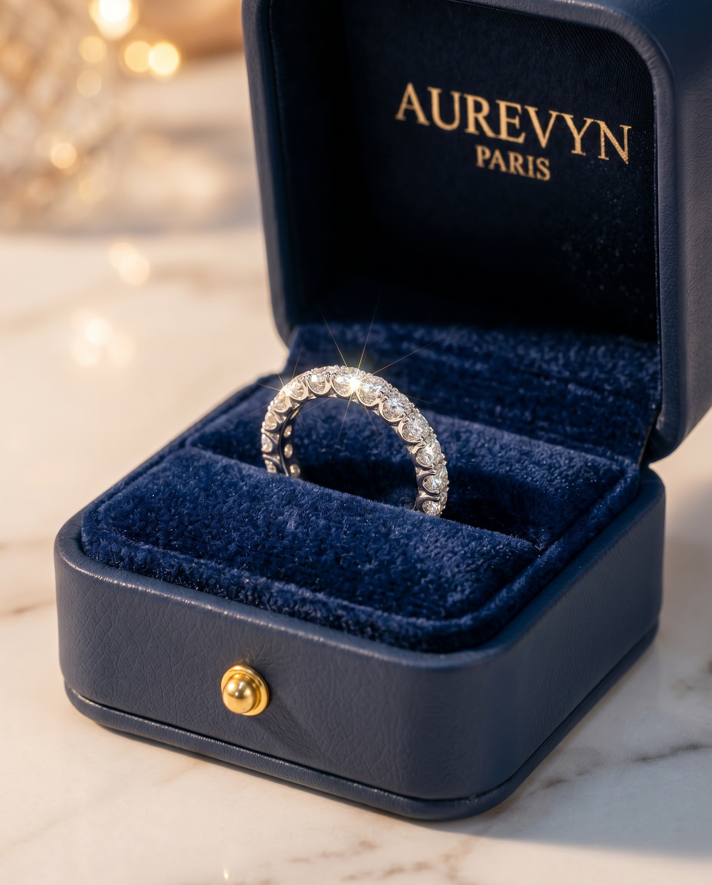 Aurevyn Pavé Eternity Band