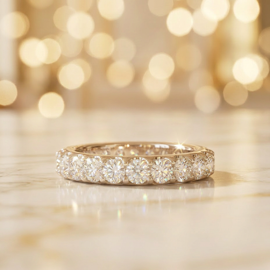 Aurevyn Pavé Eternity Band