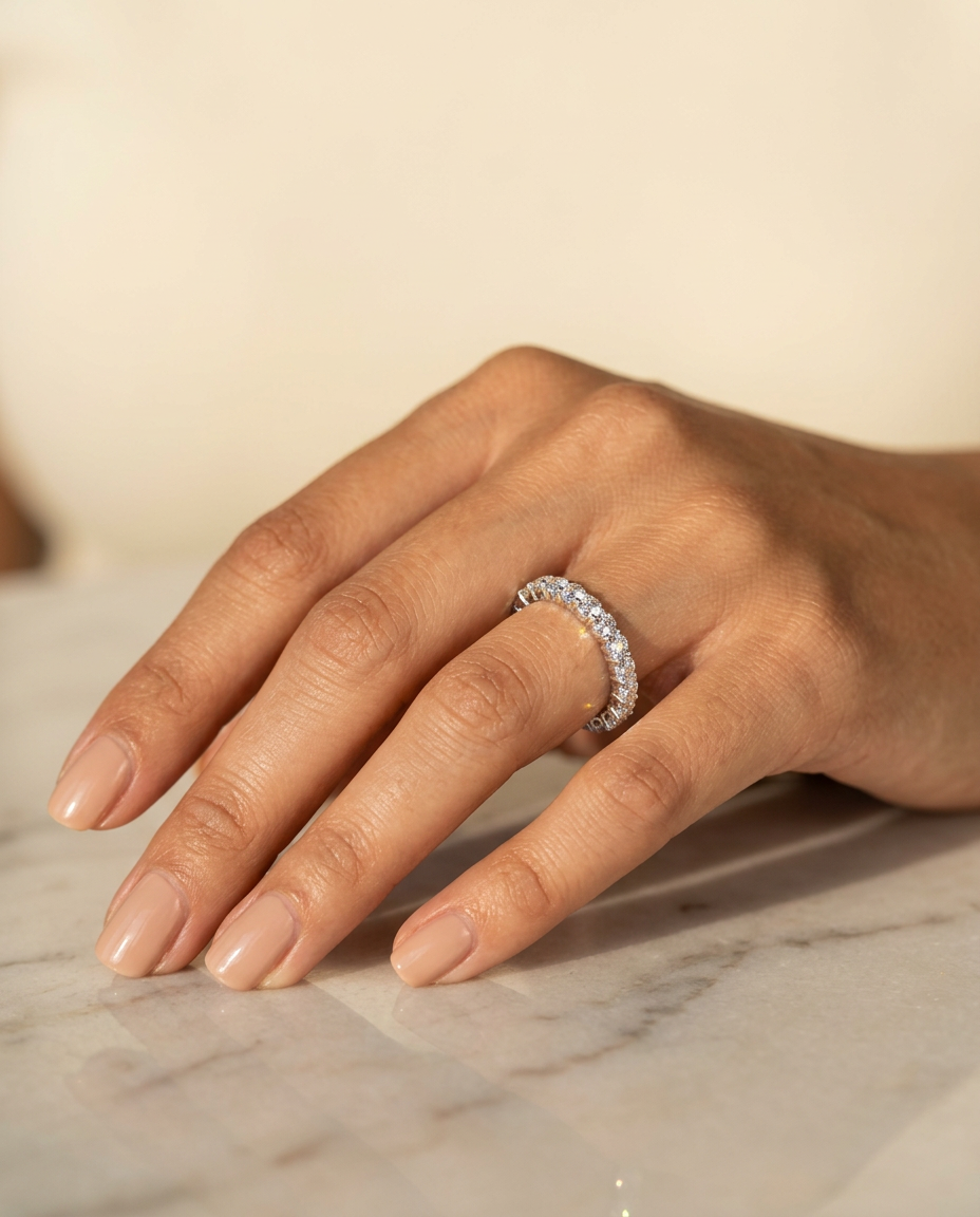 Aurevyn Pavé Eternity Band