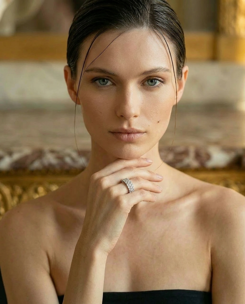 Aurevyn Pavé Eternity Band