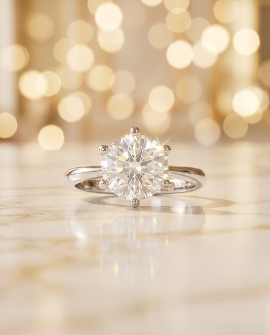 Aurevyn Céleste Solitaire Ring