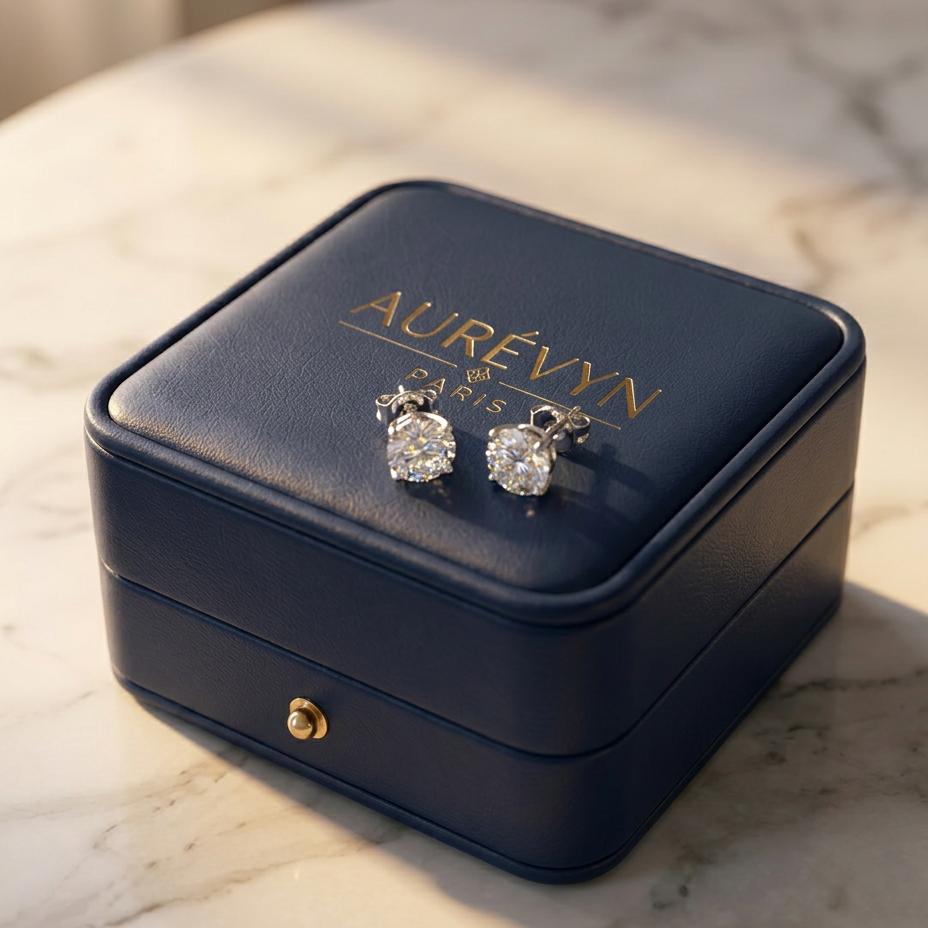 Aurevyn Lumière Éclat Studs 4P