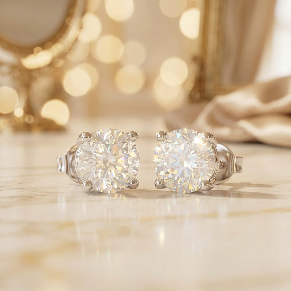 Aurevyn Lumière Éclat Studs 4P