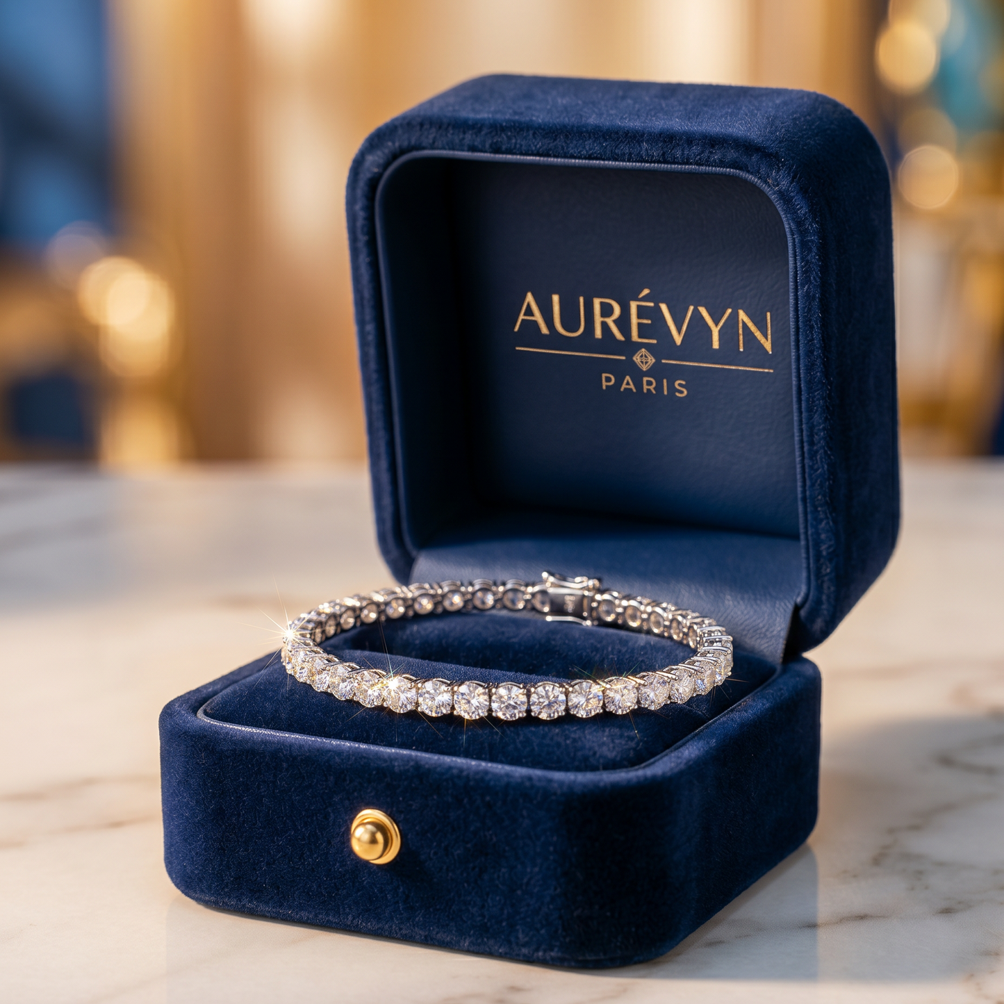Aurevyn Lumière Tennis Bracelet