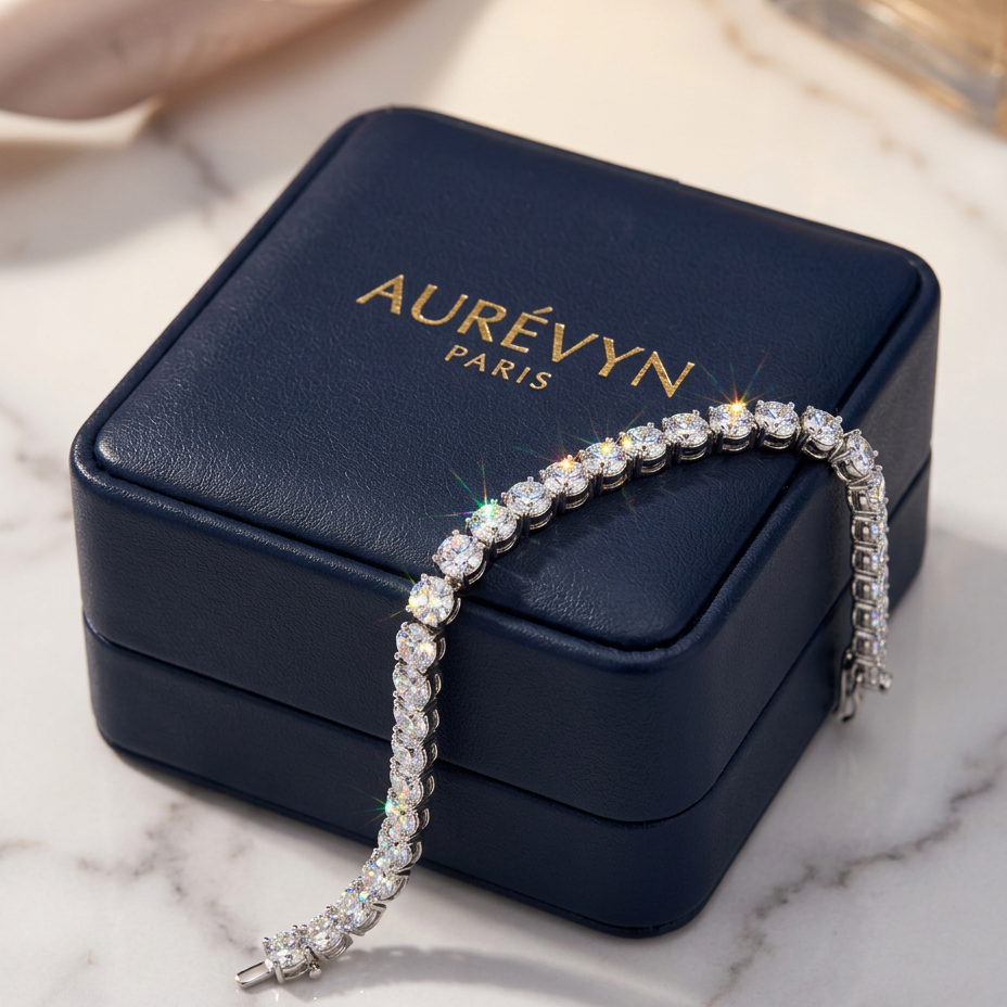 Aurevyn Lumière Tennis Bracelet