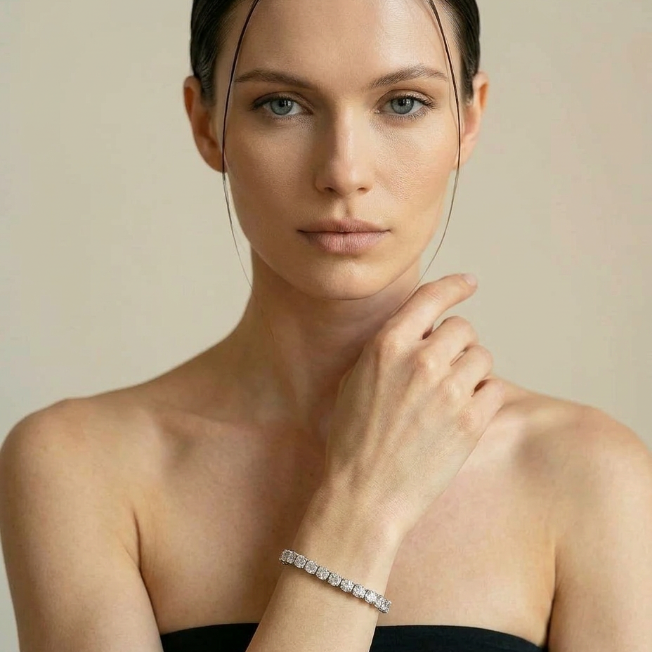 Aurevyn Lumière Tennis Bracelet
