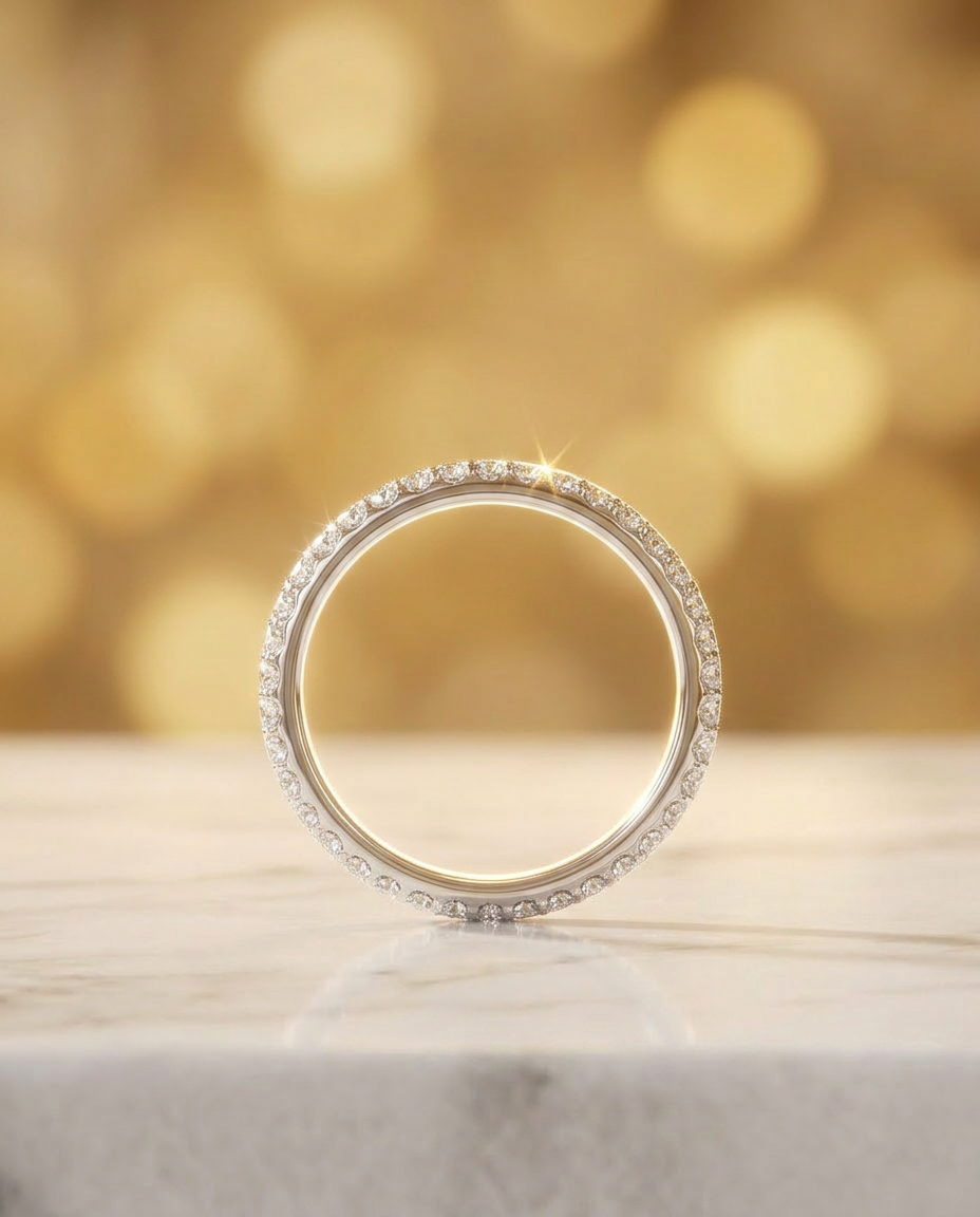 Aurevyn Pavé Eternity Band