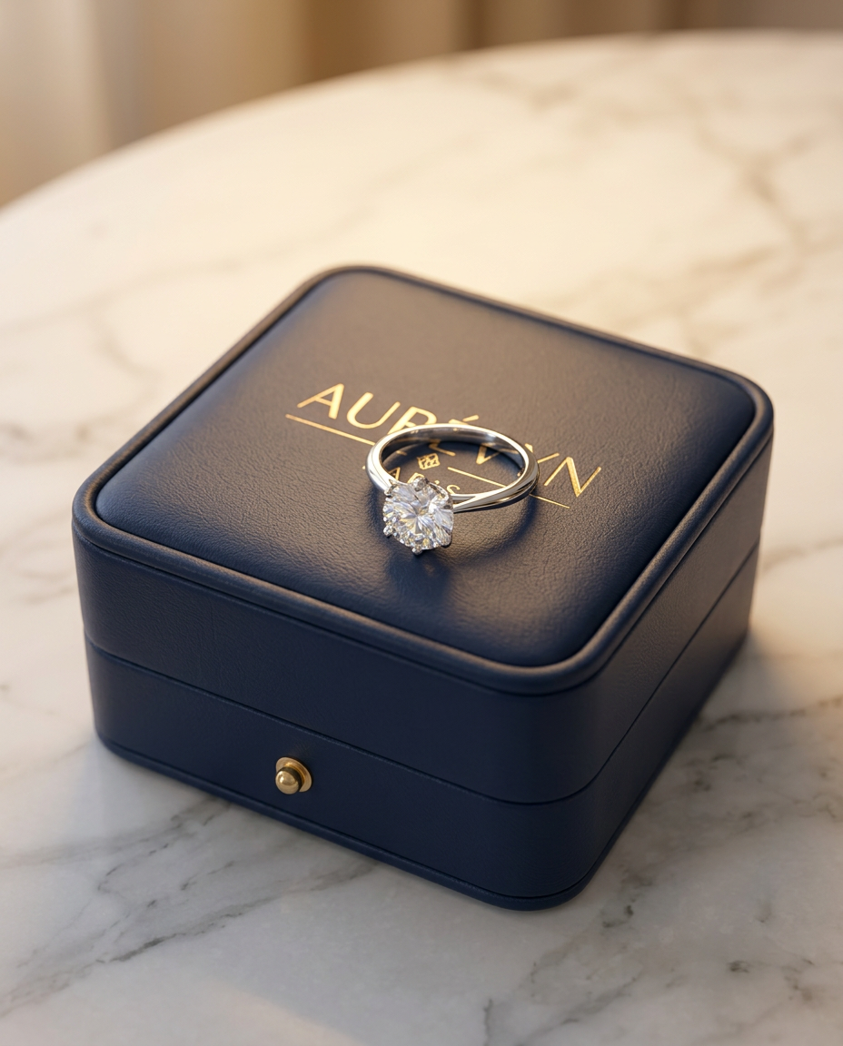 Aurevyn Céleste Solitaire Ring