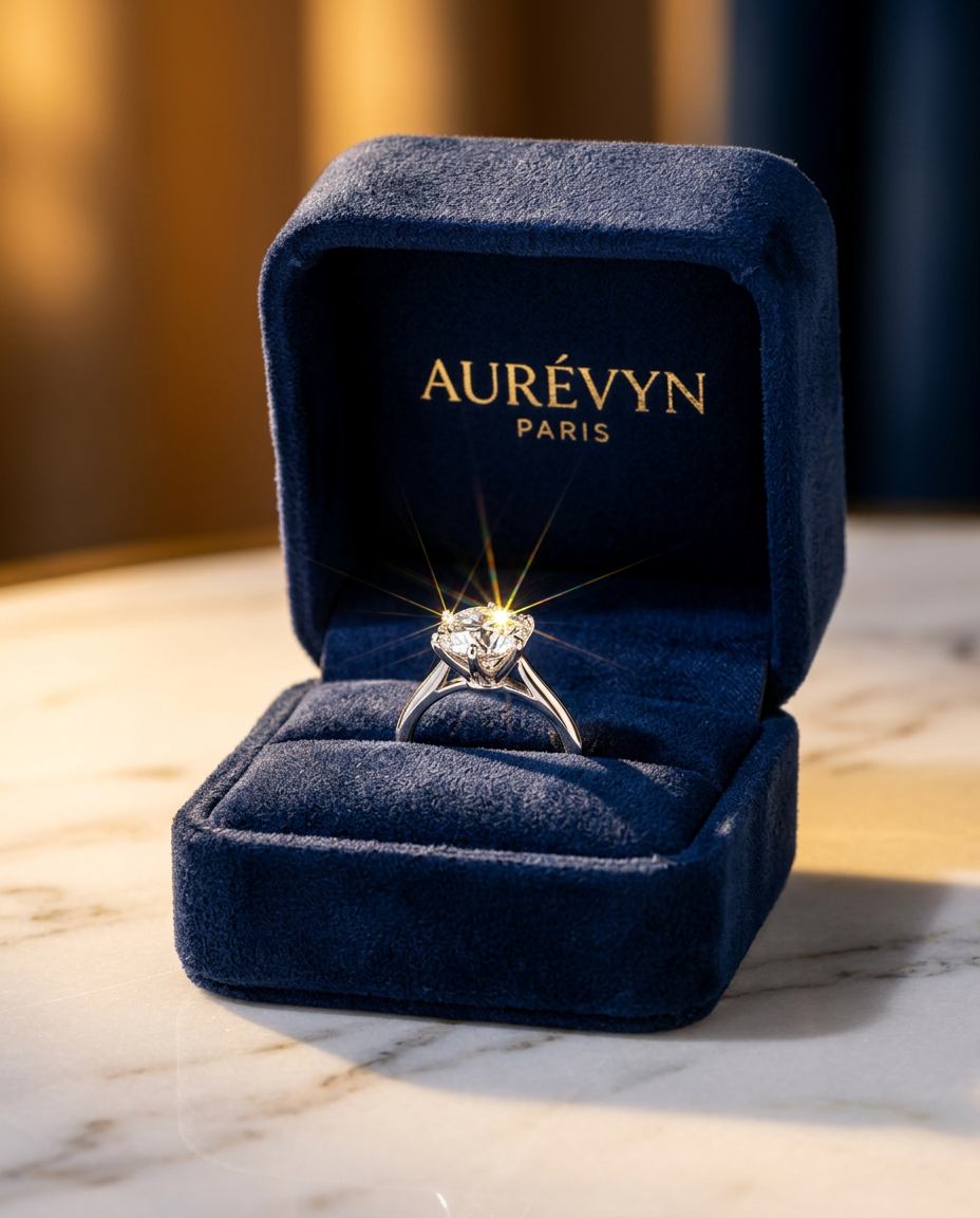 Aurevyn Céleste Solitaire Ring