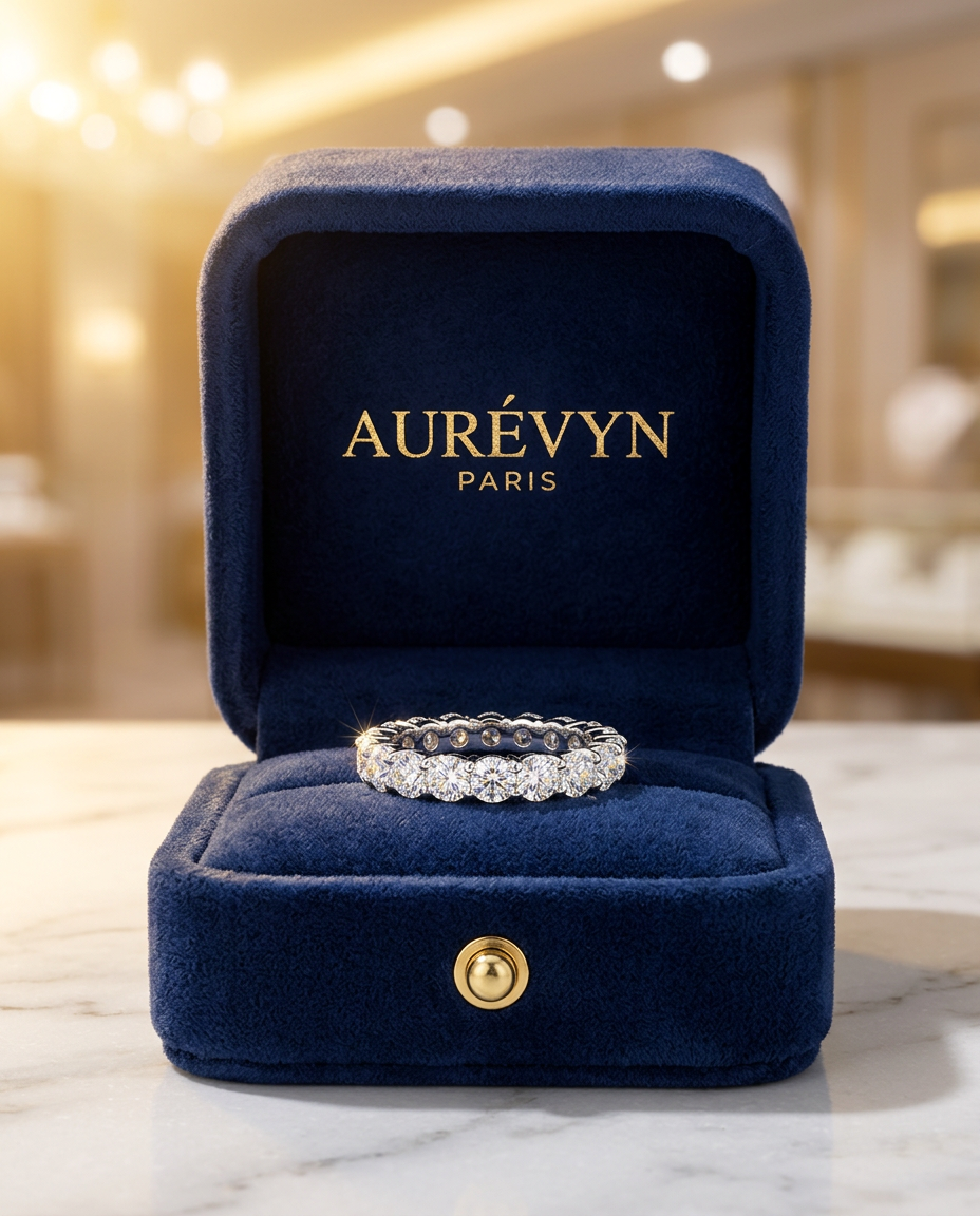 Aurevyn Pavé Eternity Band