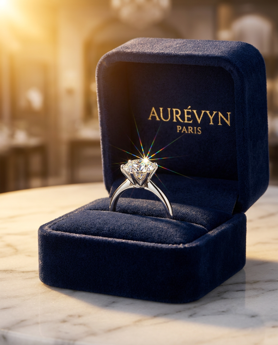 Aurevyn Céleste Solitaire Ring