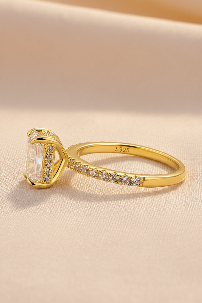 Aurevyn 2.0 Ct Radiant Cut Yellow Gold Engagement Ring