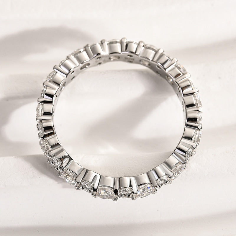 Aurevyn 2.5 Ct Round Cut Full Wedding Band for Women