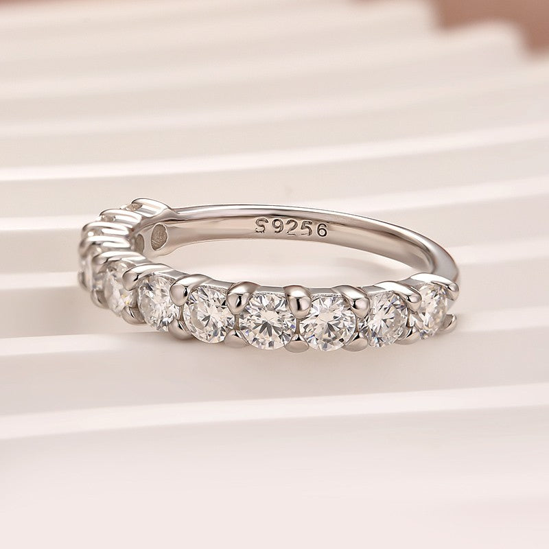 Aurevyn Moissanite 1.5 Ct Round Cut Women's Wedding Band