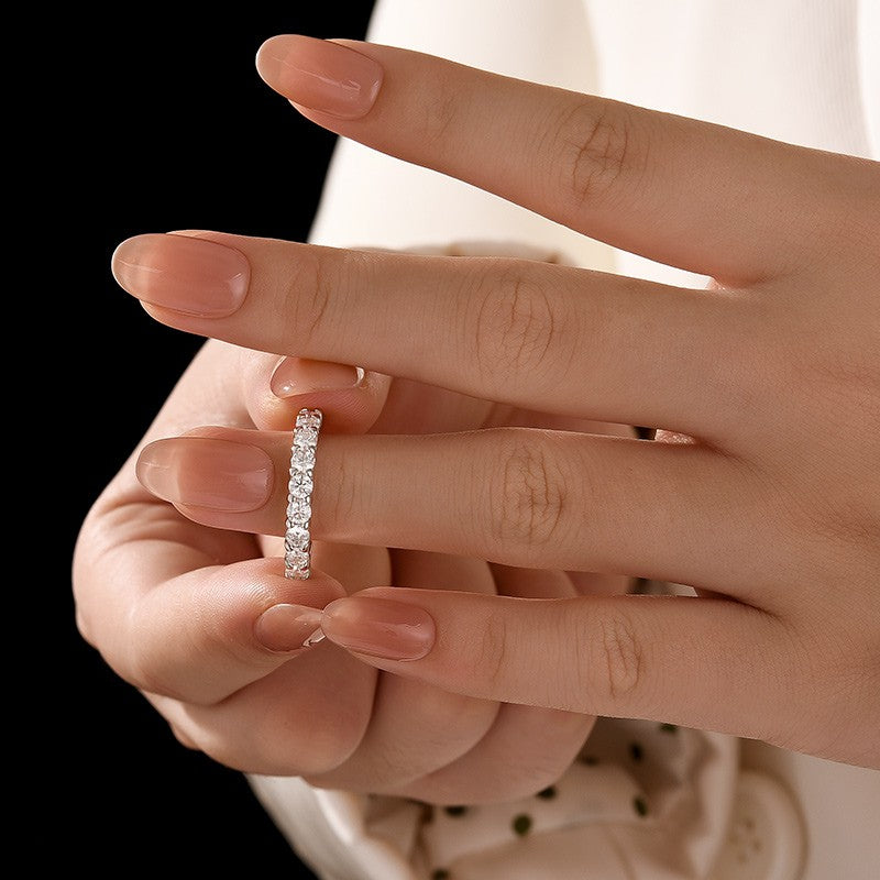 Aurevyn Moissanite 1.5 Ct Round Cut Women's Wedding Band