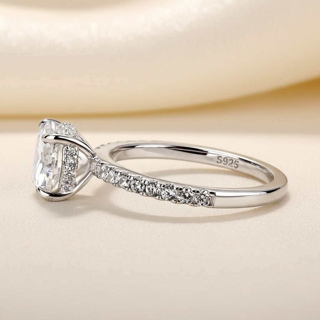 Aurevyn 2.0 Ct Round Cut Promise Ring For Women