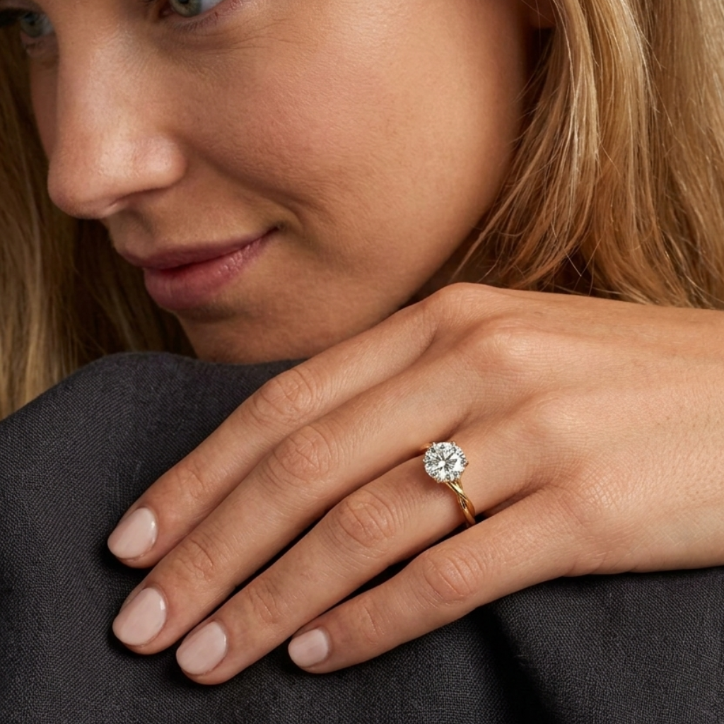 Aurevyn Soleil Twisted Solitaire
