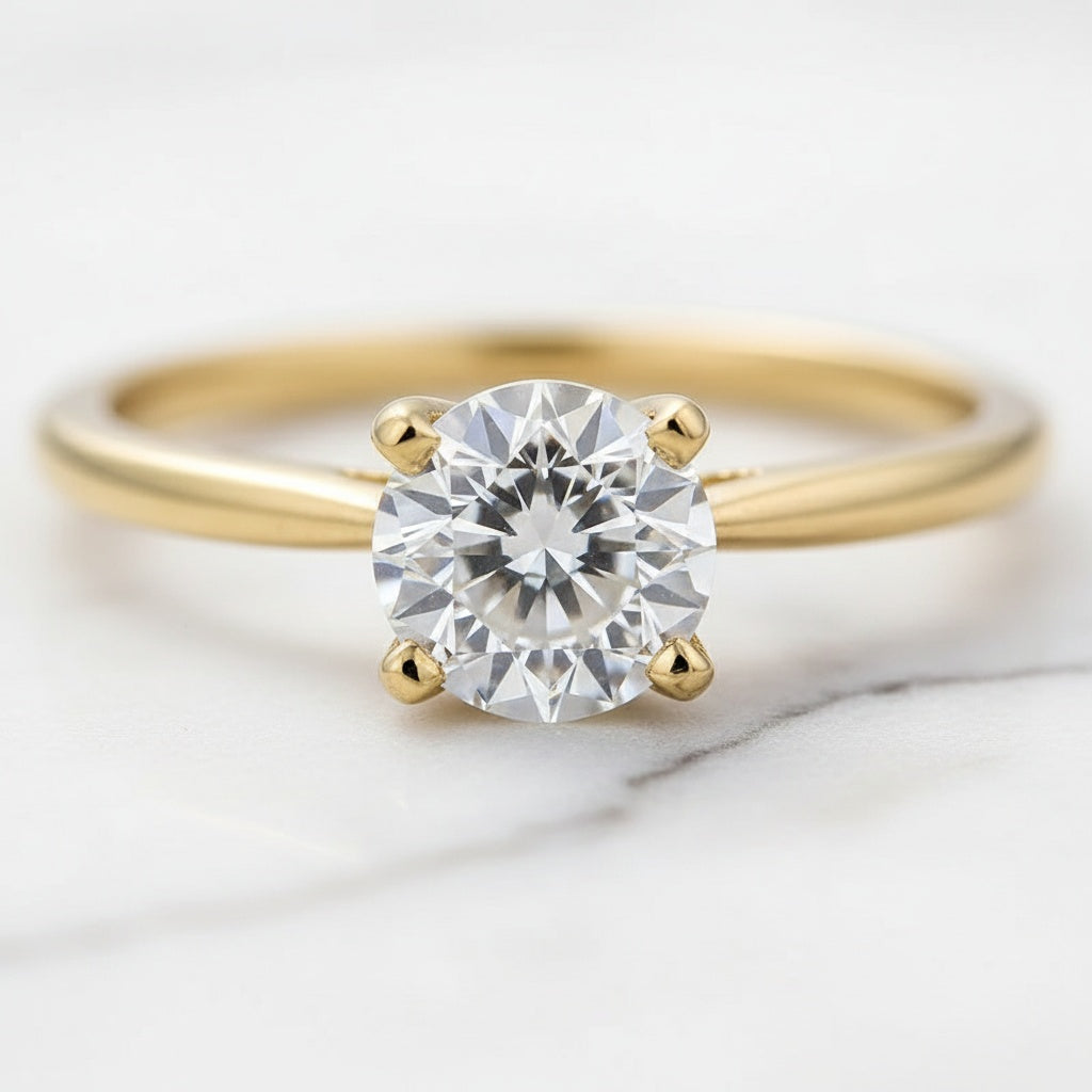 Aurevyn 0.2 Ct Round Cut Women's Wedding Band