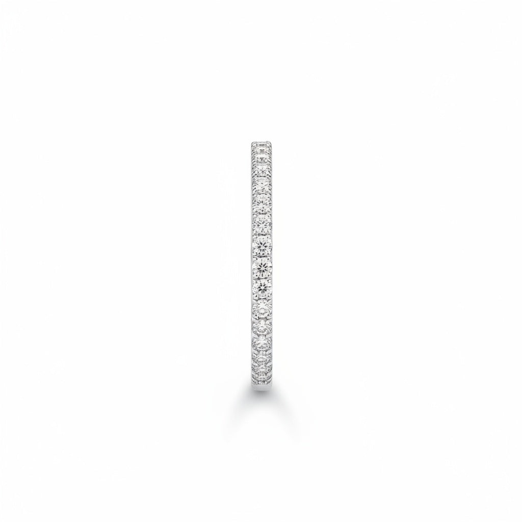 Aurevyn 0.5 Ct Full Eternity Thin Wedding Band For Women