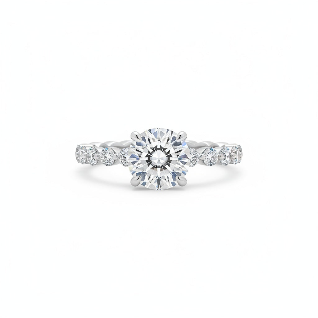 Aurevyn 2.0 Ct White Gold Promise Bridal Ring