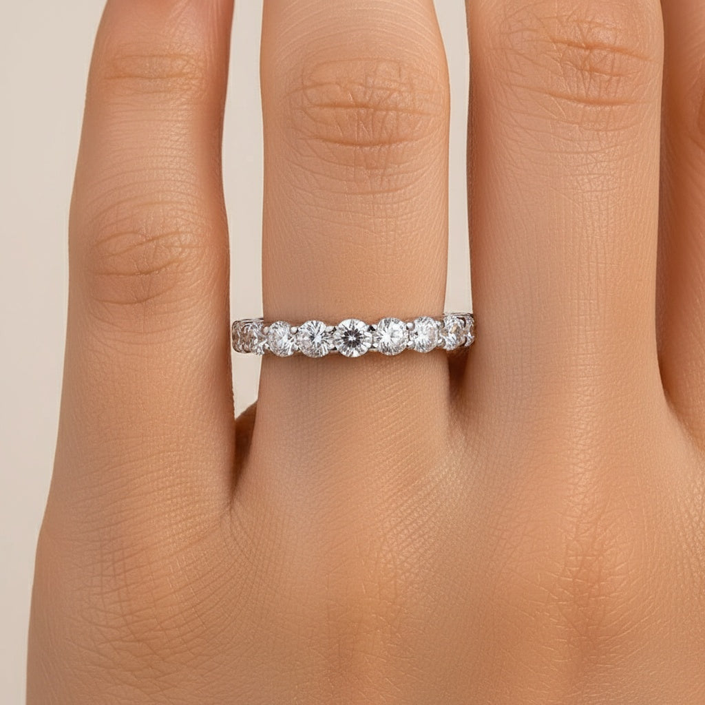 Aurevyn 2.5 Ct Round Cut Women's Wedding Band