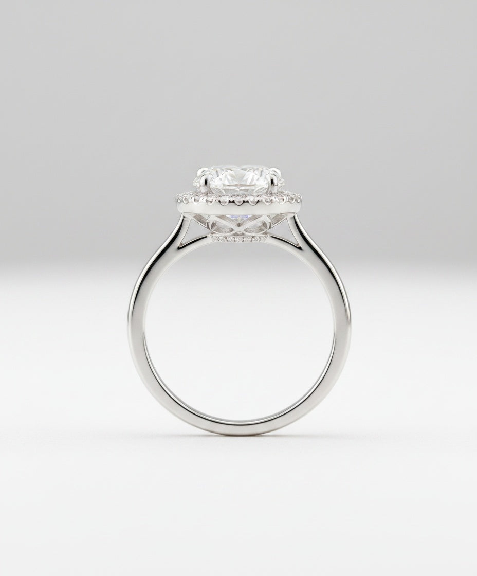 Aurevyn Lumière Halo Ring