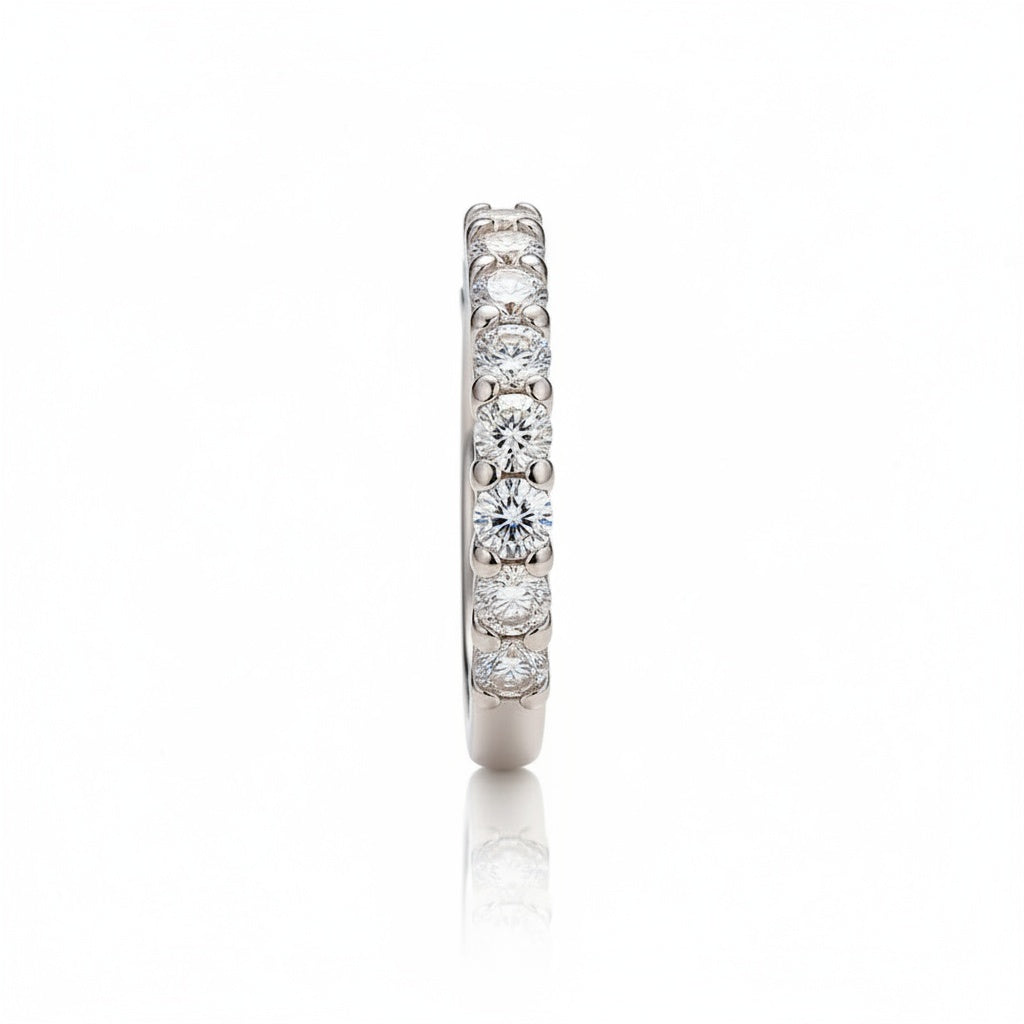 Aurevyn Moissanite 1.5 Ct Round Cut Women's Wedding Band