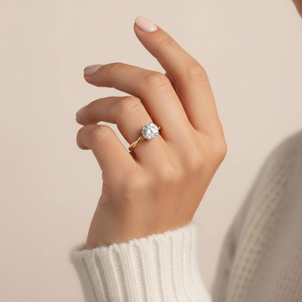 Aurevyn Soleil Twisted Solitaire