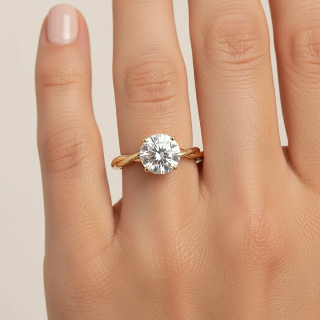 Aurevyn Soleil Twisted Solitaire